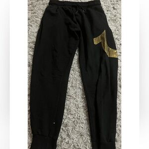 True Religion black jogger sweatpants